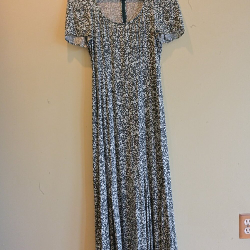 & Other Stories, Green Vines,  Printed A-Line Midi Dress